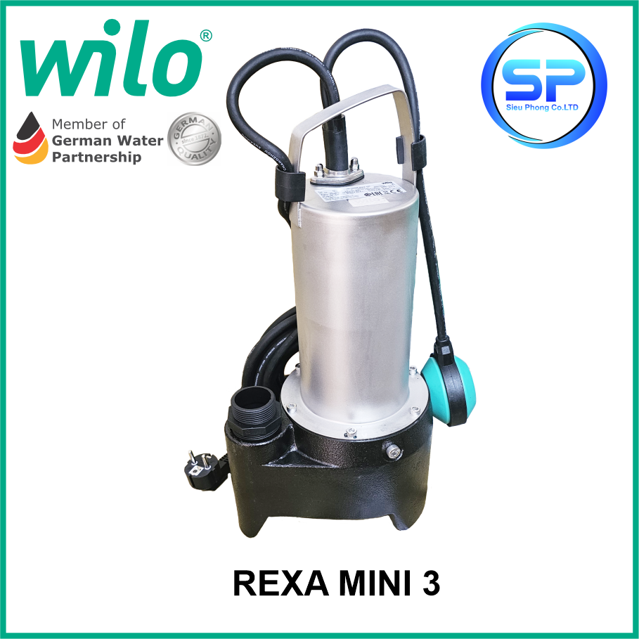 Máy bơm chìm Rexa MINI3-V04.13/M08-523/A-10M